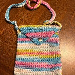 Hand crocheted fashion purse